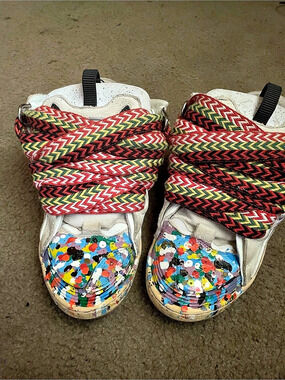 Lanvin x Gallery Dept. Paint Splatter Curb Sneakers